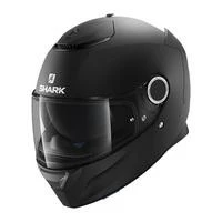 Shark Spartan 1.2 Blank Matte Black Helmet