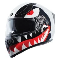 Torc T-15 Chrome Flying Tiger Helmet